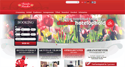 Desktop Screenshot of danske-hoteller.dk